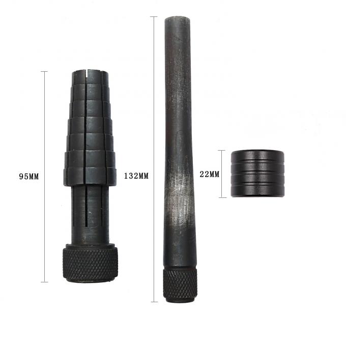 Marteau métallique à double tête en plastique et en caoutchouc pour bijoutiers 4