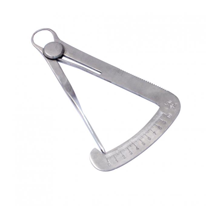 Acier inoxydable à l'intérieur des étriers Épaisseur de l'échelle Mesurant 0-10 mm 1